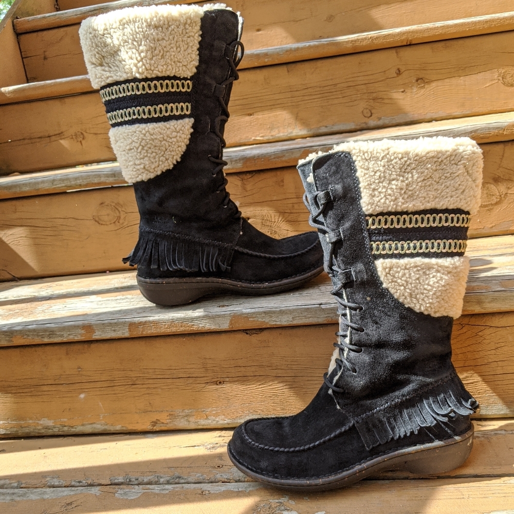 UGG shoreline winter boots sz 8 - Picture 4 of 14